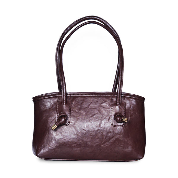 Women'S Shoulder Bag - Exquisite And Minimalist Design Dark Brown
