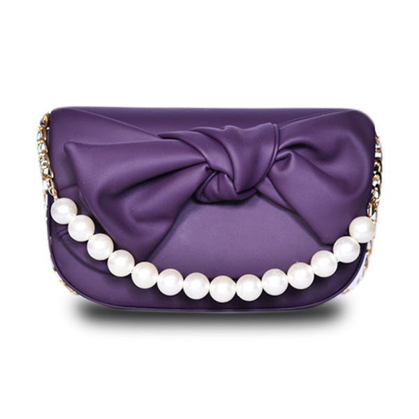 Mini Bow Bag Purple