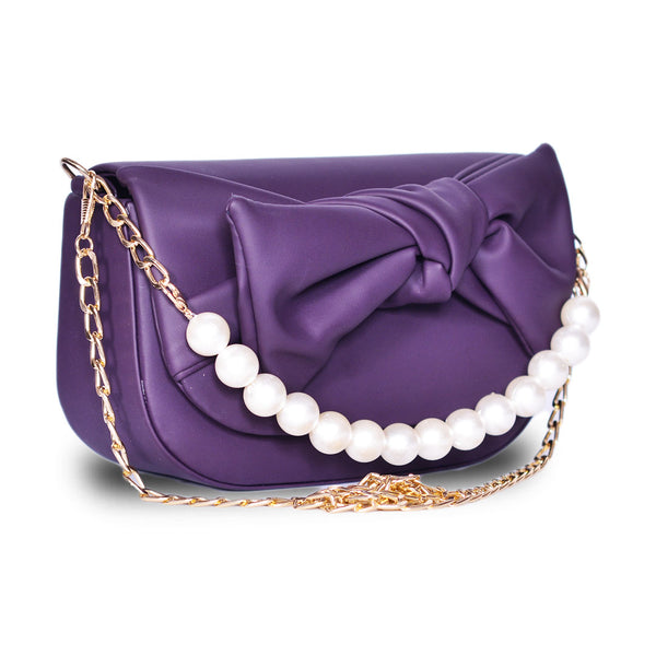 Mini Bow Bag Purple