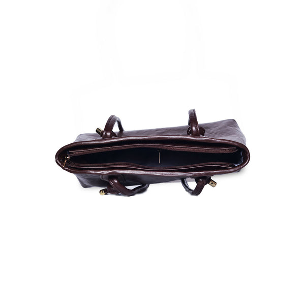 Women'S Shoulder Bag - Exquisite And Minimalist Design Dark Brown