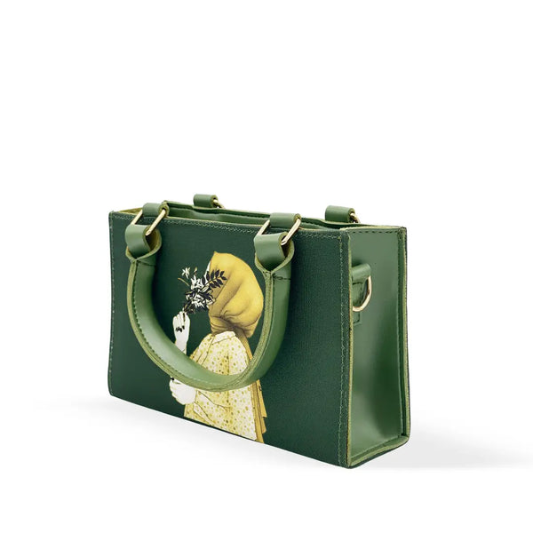 Mini Hijab  Crossbody Bag Green
