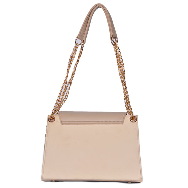 Velvet Crossbody Bag With Chain Strap Skin