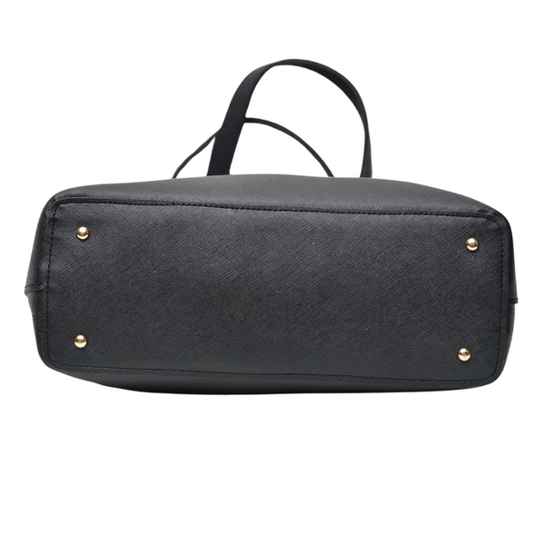 2 Pcs Signature Tote Bag Double Tone (Grey & Black)