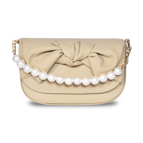 Mini Bow Bag Beige