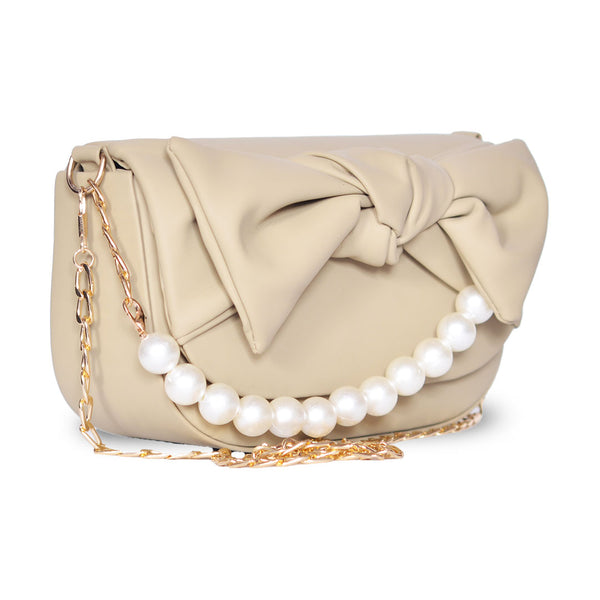 Mini Bow Bag Beige