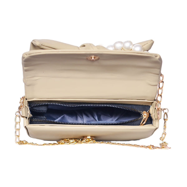 Mini Bow Bag Beige