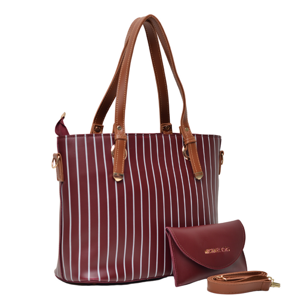 2 Pcs Large Capacity Lining Bag Set (Maroon)