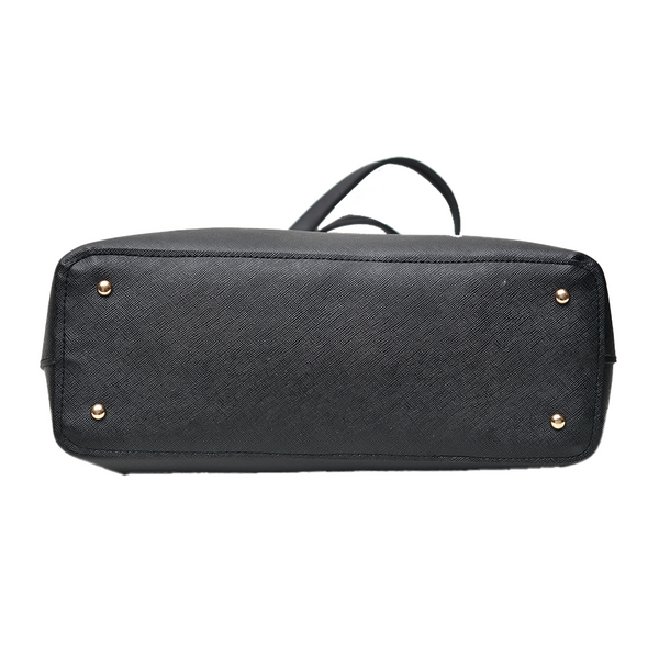 2 Pcs Signature Tote Bag Double Tone (Navy Blue & Black)