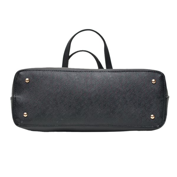 2 Pcs Signature Tote Bag Double Tone (Skin & Black)