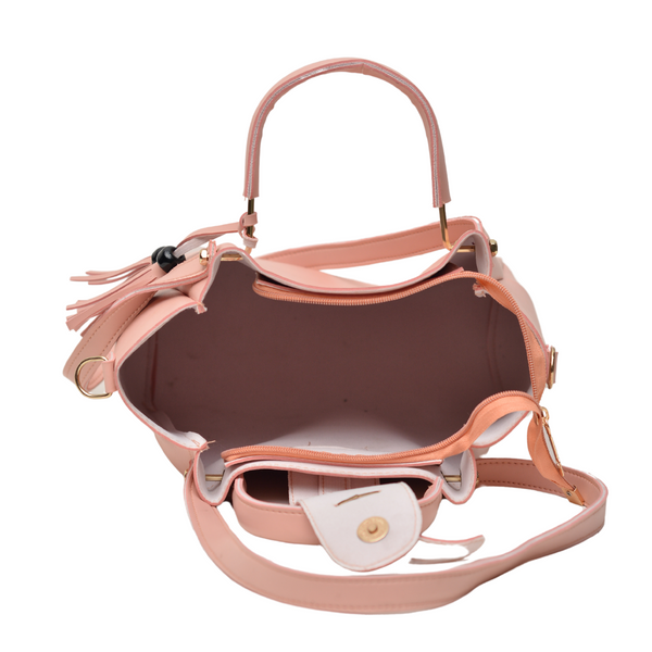 3 Pcs Large Capacity Casual Set (Pink)