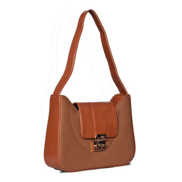 Luna Flap Bag Dark Brown