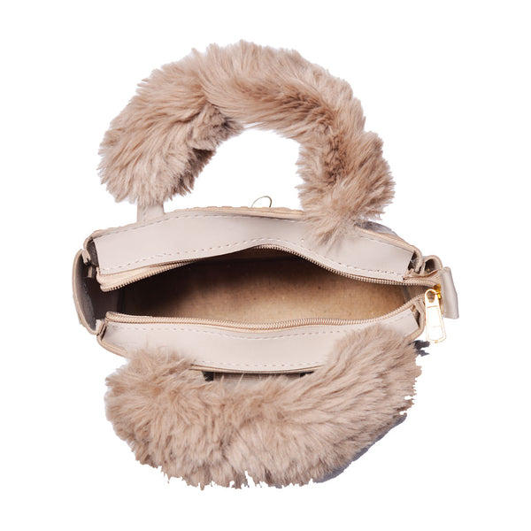 Plush Fur Top Crossbody Bag Skin