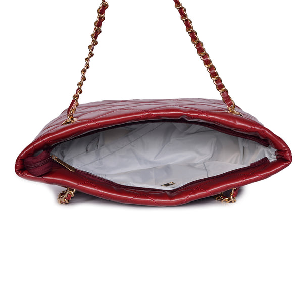 Mabyn Trendy tote bag  Maroon