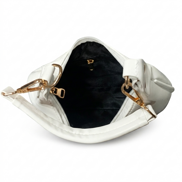 Cute Bow Crossbody Bag White