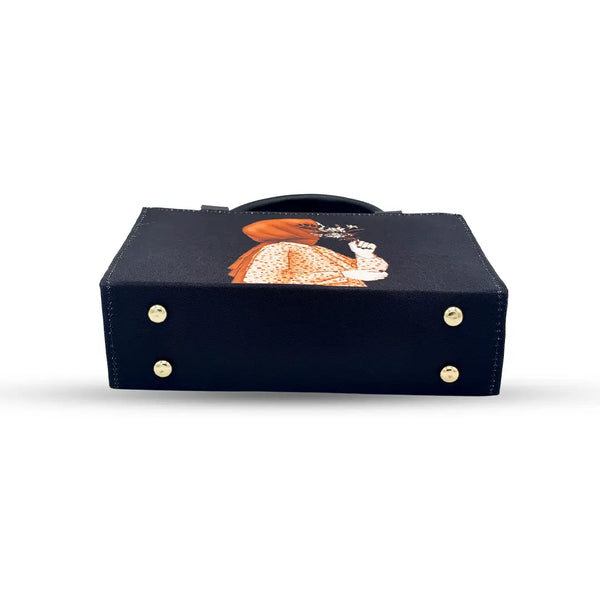 Mini Hijab  Crossbody Bag Black