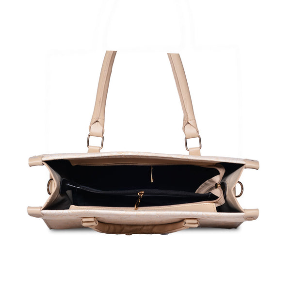 The Lotus Embossed tote bag Murtad Skin