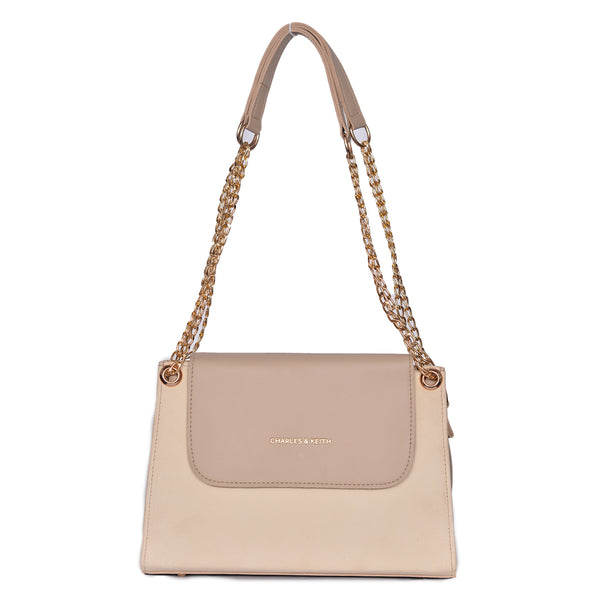 Velvet Crossbody Bag With Chain Strap Skin