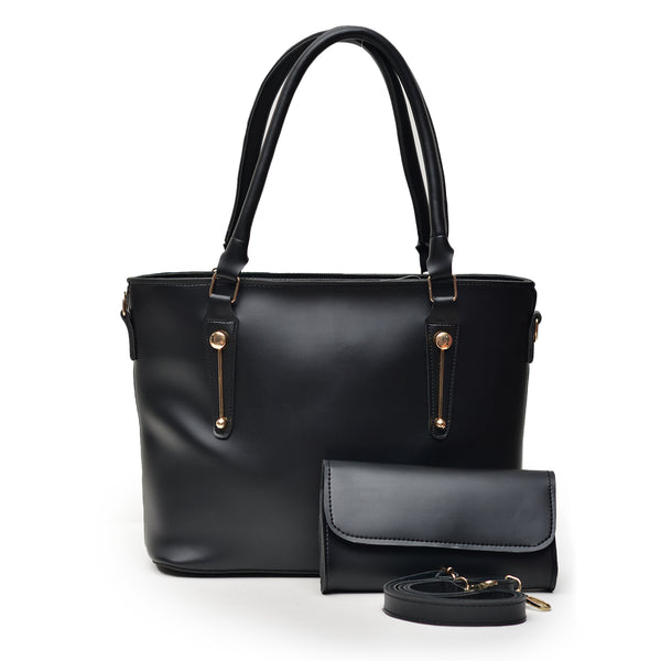 2 Pcs Large Capacity Hand Bag (Black)