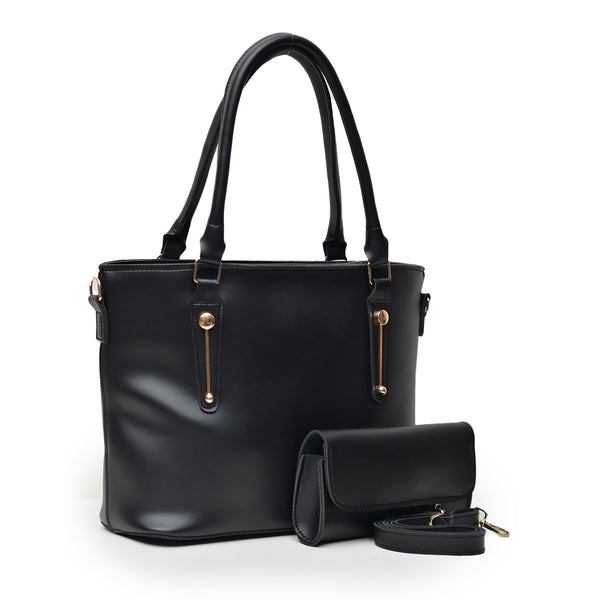 2 Pcs Large Capacity Hand Bag (Black)