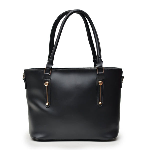 2 Pcs Large Capacity Hand Bag (Black)