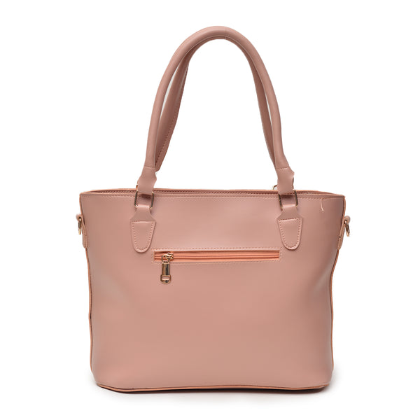 2 Pcs Large Capacity Hand Bag (Pink)
