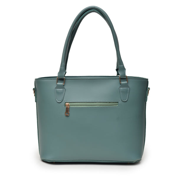 2 Pcs Large Capacity Hand Bag (Light Green)
