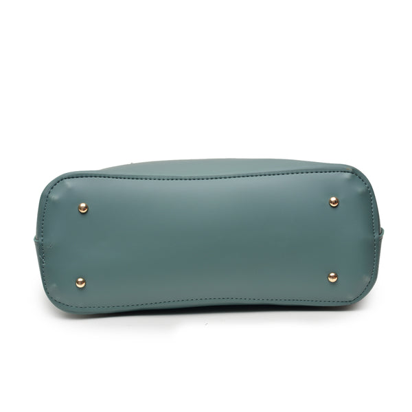 2 Pcs Large Capacity Hand Bag (Light Green)