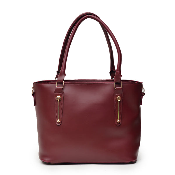 2 Pcs Large Capacity Hand Bag (Maroon)