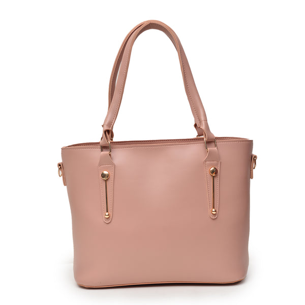 2 Pcs Large Capacity Hand Bag (Pink)