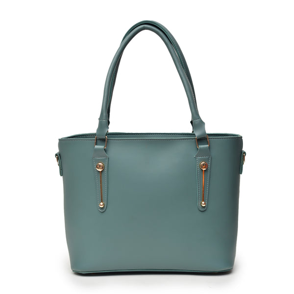 2 Pcs Large Capacity Hand Bag (Light Green)