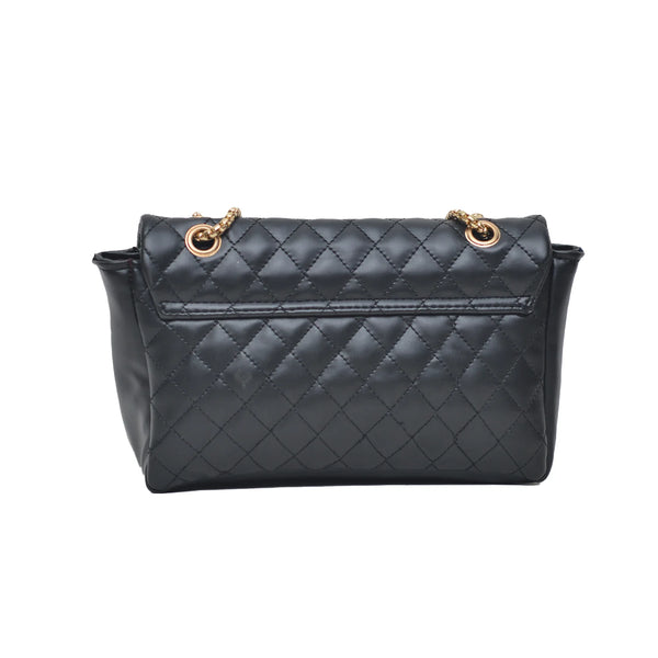 Classic Flap Shoulder Bag (Black)