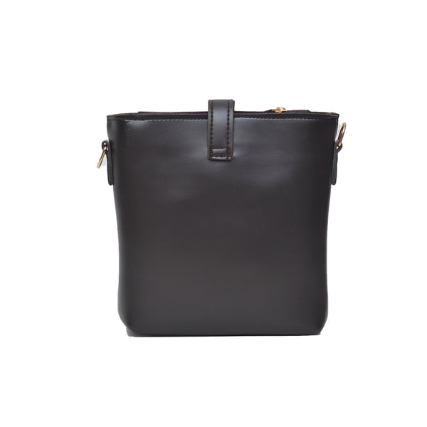 Bucket Crossbody Bag (Black)