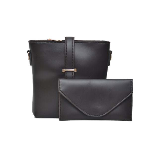 Bucket Crossbody Bag (Dark Brown)