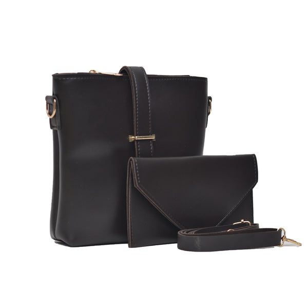 Bucket Crossbody Bag (Dark Brown)