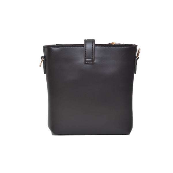 Bucket Crossbody Bag (Dark Brown)