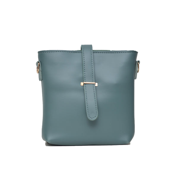 Bucket Crossbody Bag (Light Green)