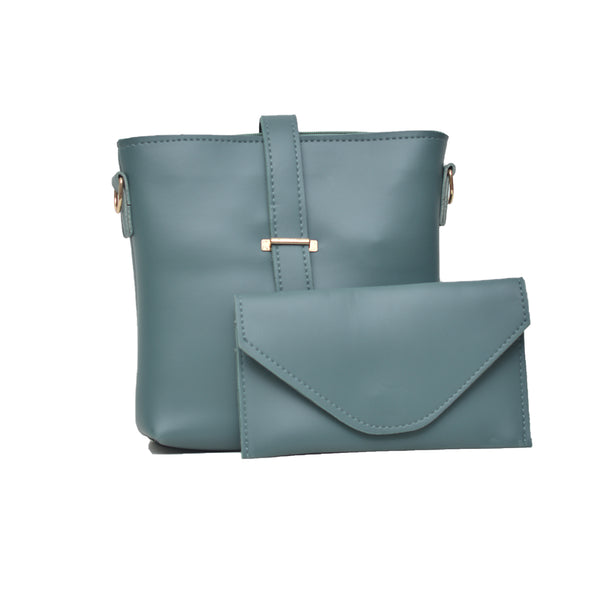 Bucket Crossbody Bag (Light Green)
