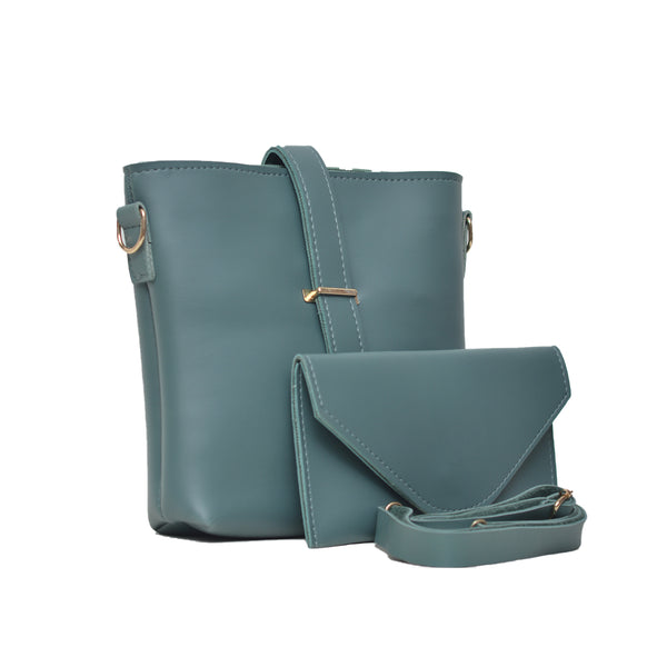 Bucket Crossbody Bag (Light Green)