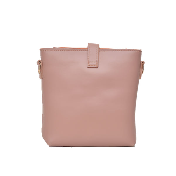 Bucket Crossbody Bag (Pink)