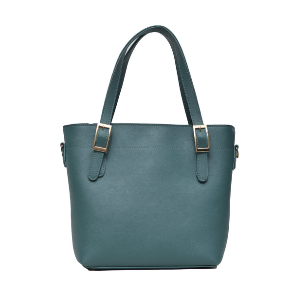 Buckled Shoulder Bag (Light Green)