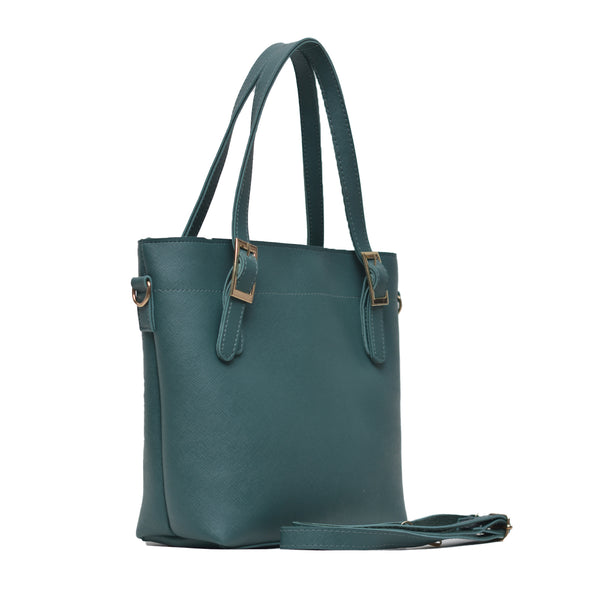 Buckled Shoulder Bag (Light Green)