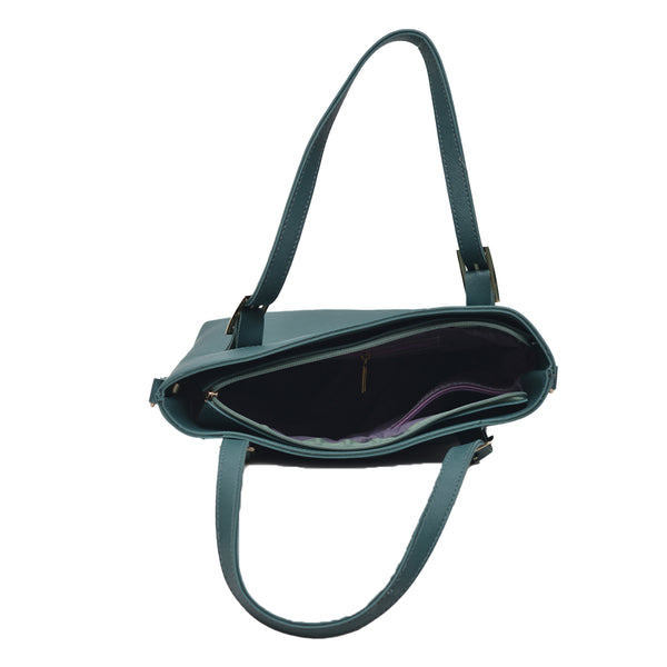 Buckled Shoulder Bag (Light Green)