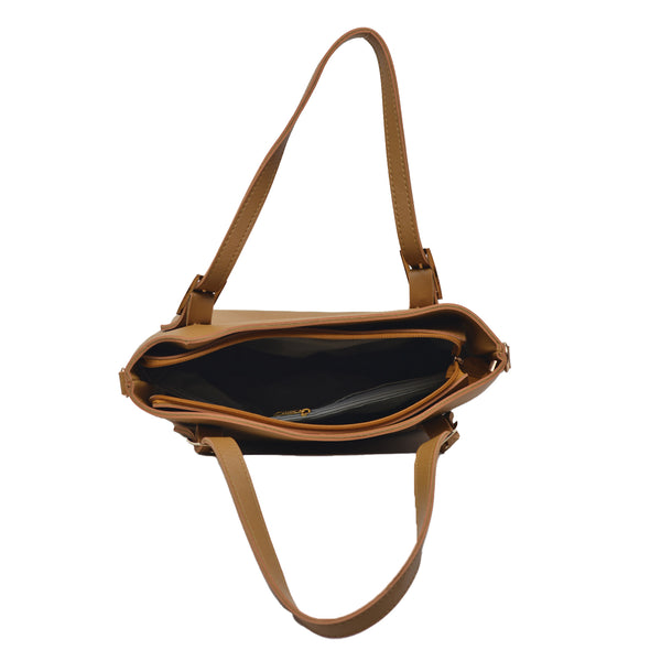 Buckled Shoulder Bag (Mustard Yellow)