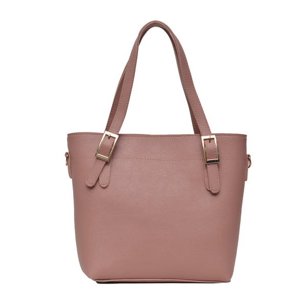 Buckled Shoulder Bag (Pink)