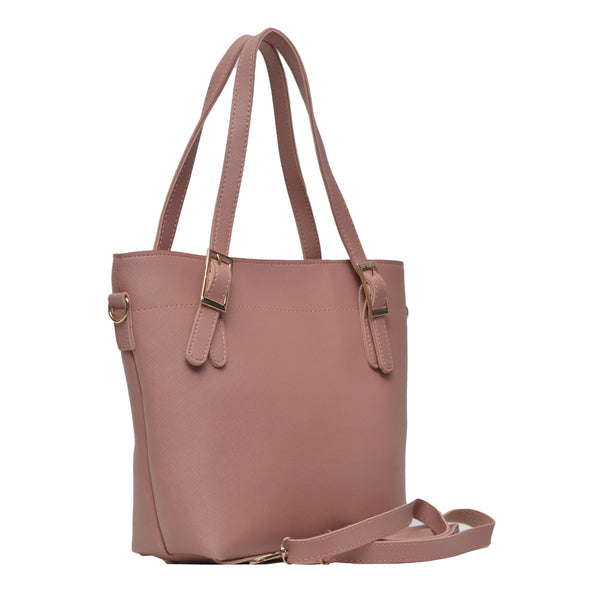 Buckled Shoulder Bag (Pink)