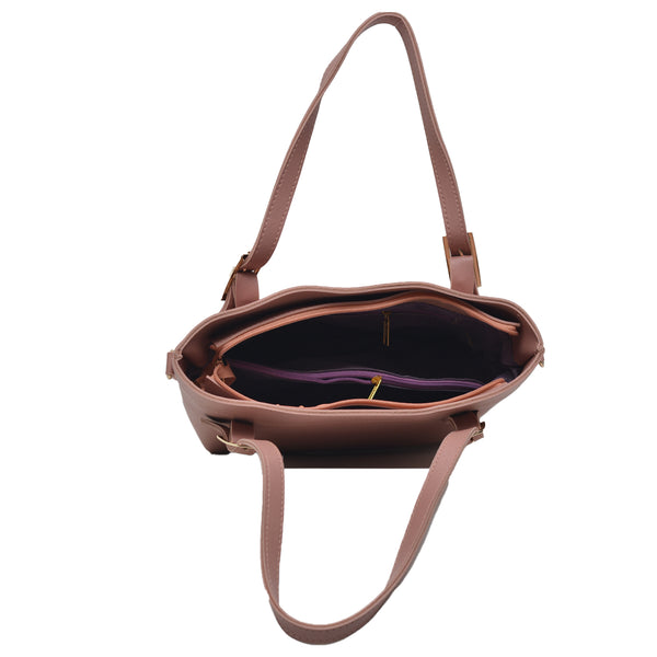 Buckled Shoulder Bag (Pink)
