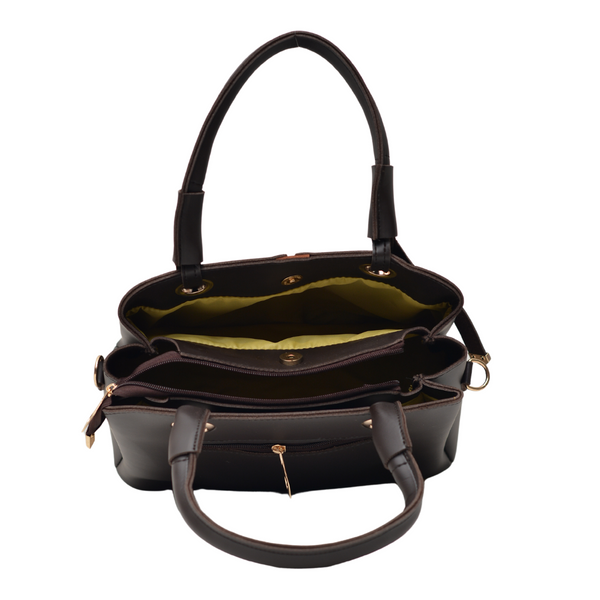 Casual Hand Bag (Dark Brown)