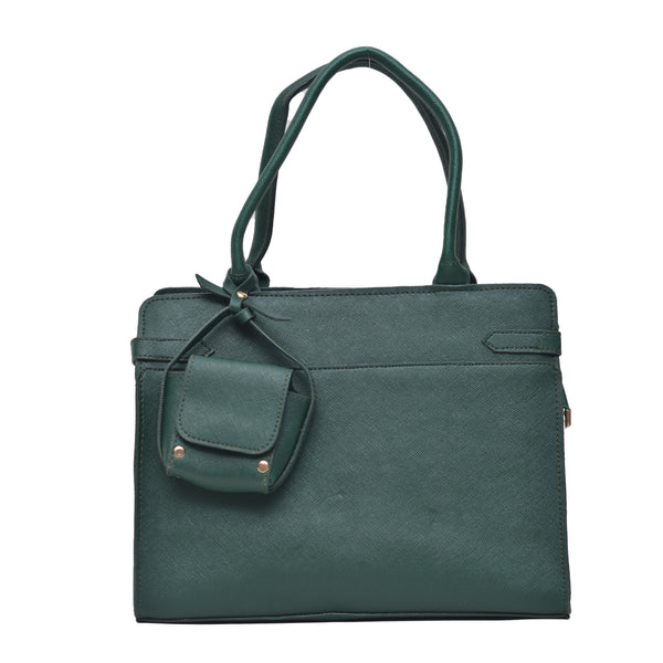 Classic Handbag (Bottle Green)