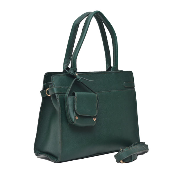 Classic Handbag (Bottle Green)
