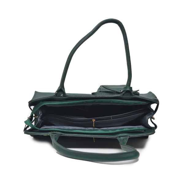 Classic Handbag (Bottle Green)